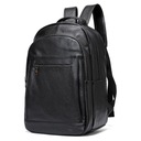 КОЖАНЫЙ РЮКЗАК МУЖСКОЙ СТИЛЬНЫЙ НОУТБУК Черный