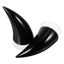 1 PAIRING EFEKTOWNYCH, BLACK ROGOW MOTORCYCLE NA HELMET Z SUCTION CUP  photo 5