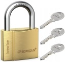 ЛАТУННЫЙ НАВЕСНОЙ ЗАМОК GERDA BRASS LINE KMZ S3010A