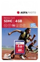 Высокоскоростная карта памяти AgfaPhoto SDHC 4 ГБ класса 10 UHS I