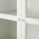 IKEA BILLY OXBERG Regál biele sklo 160x30x202 cm Zbierka BILLY