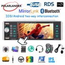 с микрофоном 1DIN MP5-плеер с сенсорным экраном RDS AM FM 4xUSB 5,1 дюйма A