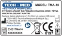 TECH-MED TMA-10 ЗАГРУЗОЧНЫЙ МОНИТОР АРТЕРИАЛЬНОГО ДАВЛЕНИЯ АРИТМИЯ