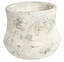 Кортец с горшками бетонные кремы круглый