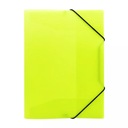 ПАПКА С ЛАСТИКОМ А4 ПП НЕОН ЖЕЛТЫЙ OFFICE