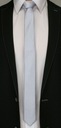 Серый одноцветный мужской галстук, Селедка - 5 см - Angelo di Monti, Серый
