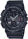 ŠPORTOVÉ HODINKY MLÁDEŽ CASIO G-SHOCK GA-140-1A1 ČIERNA WR200 BOX 51mm Typ náramkový