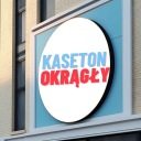 Kaseton LED okrągły jednostronny 75 cm