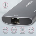 HMC-6M2 Многопортовый концентратор USB-C 3.2 Gen 1, слот++++