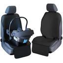 ЗАЩИТНЫЙ КОВРИК ПОД СИДЕНЬЕМ, КОЖАНЫЙ ЧЕХОЛ - ЧЕРНЫЙ