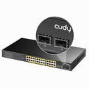 КОММУТАТОР PoE+ GS1028PS2 24x Gigabit 300 Вт SFP CCTV VL