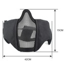 Taktická airsoftová maska Half Face Steel Mesh Mask Značka AB