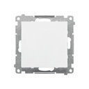 Simon 55 Быстроразъемный соединитель с одинарным разъемом Белый