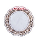 РОЖДЕСТВЕНСКИЕ САЛФЕТКИ, ВЫРЕЗ, БЕЛОЕ КРУЖЕВО, 12 ШТ.