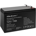 Qoltec Výkonný akumulátor AGM 12V 7Ah max 105A UPS skúter karavan loď