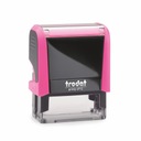 TRODAT PRINTY STAMP 4912 РОЗОВЫЙ + ДИЗАЙН ЛАСТИКА