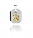 925 Серебряная католическая медаль 925 1 51 г 2 см M6