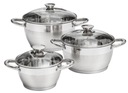 ZESTAW GARNKÓW AMIBITON NOBLE STAL NIERDZEWAN 6ELE. BECZUŁKI