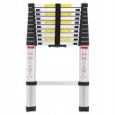 ТЕЛЕСКОПИЧЕСКАЯ ЛЕСТНИЦА 2,6 М АЛЮМИНИЕВАЯ РАСШИРЯЕМАЯ СКЛАДНАЯ ПОРТАТИВНАЯ StandHeiz