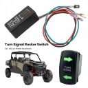 DC12-24V TURN SIGNAL ROCKER SWITCH Z FLASHER GREEN LED (СВІТЛОДІОД) ДЛЯ АВТОМОБІЛЯ T9  фото 7