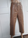 Mohito vintage kožené nohavice eco koža vysoký stav 36 S j NEW Veľkosť S
