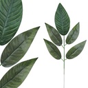 ИСКУССТВЕННЫЕ ЛИСТЬЯ МАНГО СПРЕЙДЖ 58см ЛИСТЬЯ ДЛЯ БУКЕТОВ ПАКЕТЫ КРЕМОВЫЕ