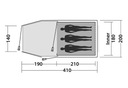 NAMIOT 3-OSOBOWY TUNELOWY EASY CAMP SPIRIT 300 Marka Easy Camp