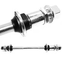 КОМПЛЕКТ ЗАДНЕЙ ВЕЛОСИПЕДНОЙ СТУПИЦЫ FREESPEED M10x185mm