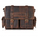Pánska taška cez rameno na notebook kožená vintage veľká Paolo Peruzzi T-106-H