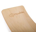 Балансировочная доска MeowBaby 80x30 см для детей, деревянная балансировочная доска