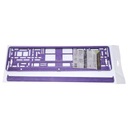 Металлизированные фиолетовые рамки для регистрационных досок.