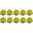 НАБОР ИЗ 10 КУБИКОВ D20 ДЛЯ РПГ «СОКРОВИЩЕ ДРАКОНА», ДВАДЦАТЬСТОРОННИЕ КУБИКИ