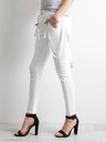 Damskie spodnie jeansowe białe 40/L Stan (wysokość w pasie) średni