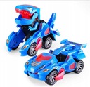 DINOZAUR AUTO ROBOT ZMIENIA 2W1 GRA ŚWIECI LED