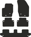 КИЛИМКИ АВТОМОБІЛЬНИЙ CARLUX-SILVER DO: VOLVO XC90 I SUV 7 OS. (2002-2014)  (17365527321) фото min 13