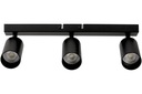 Потолочный светильник Настенный светильник для поверхностного монтажа 3xGU10 ЧЕРНЫЙ Черный