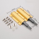 1 шт., двухдверные защелки для открывания шкафа Bufo