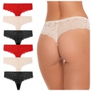 BRAZYLIANY KORONKOWE DAMSKIE KOBIECE MAJTKI SEKSOWNE ZESTAW 6-PAK MORAJ XL