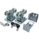 КОМПЛЕКТ ТЕЛЕЖЕК РАЗДВИЖНЫЕ ВОРОТА 5 РОЛИКОВ 80x80x5