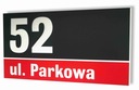 АДРЕСНАЯ табличка Номер ДОМА 40х22 см ПВХ 6 мм