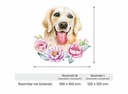Samolepka na stenu/Tapeta LABLADOR, detské samolepky pes Labrador Hmotnosť (s balením) 1 kg