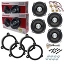 4 POTENTE ALTAVOCES DE AUTOMÓVIL PIONEER RENAULT MEGANE 3 3 BLOQUE SILENCIOSO PARTE DELANTERA PARTE TRASERA 