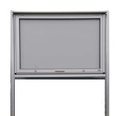 АЛЮМИНИЕВАЯ ВИТРИНА, отдельностоящая, 1000х800мм