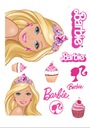 Opłatek waflowy na tort Barbie