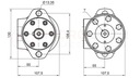 MOTOR HIDRÁULICO BMR50 800OBR 6,4KW 25 REBAK ROZRZUTNIK NAWOZU C330 C360 