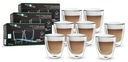 Szklanki termiczne borokrzemowe do cappuccino FilterLogic CFL-660 6+2 zest.