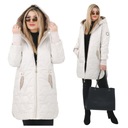 DAMSKA KURTKA PRZEJŚCIOWA PIKOWANA Z KAPTUREM DUŻE ROZMIARY ELEGANCKA