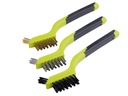 НАБОР ИЗ 3 ЩЕТОК НЕЙЛОН, ЛАТУНЬ, СТАЛЬ