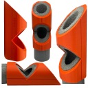 ШАБЛОН ИНСТРУМЕНТА ДЛЯ РЕЗКИ ИЗОЛЯЦИОННОЙ КРЫШКИ ТРУБ 42/9 ТОЧНАЯ РЕЗКА