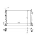 CHLODNICA, SISTEMA DE REFRIGERACIÓN DEL MOTOR HART 605 991 